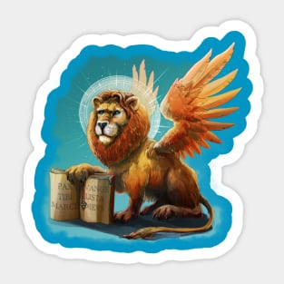 Winged Lion - St Mark Sticker